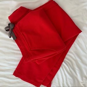 Figs Red Yola S/T scrub pants